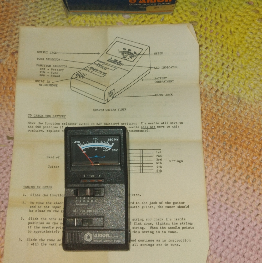 Gifted FREE with Purchase ⭐️ Arion Micon Guitar Tuner - Picture 3 of 5
